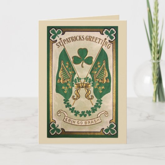 Gruß-Karte St. Patricks Tages Karte (Vorderseite)