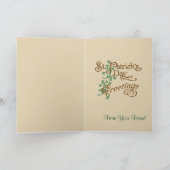 Gruß-Karte St. Patricks Tages Karte (Innenseite)
