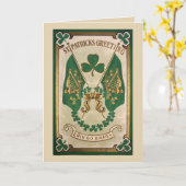 Gruß-Karte St. Patricks Tages Karte (Gelbe Blume)