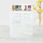 Gruß-Karte - Synchro- Gruppe Karte (Gelbe Blume)