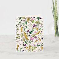 Gruß-Karte - toskanischer Kreis