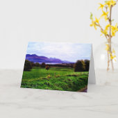 Gruß-Karte von der Welt ist meine Zuhause-Sammlung Karte (Gelbe Blume)