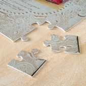 Gruß-Karte (w/c auf Papier) Puzzle (Seite)