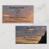 Gruß-Karten + (2) Visitenkarte (Vorne/Hinten)