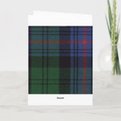 Gruß-Karten-Armstrong alter Tartan-Druck Karte (Rückseite)