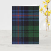 Gruß-Karten-Armstrong alter Tartan-Druck Karte (Gelbe Blume)