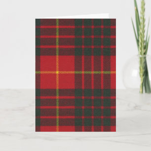 Gruß-Karten-Cameron-Clanmoderner Tartan Karte
