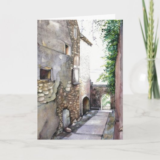 Gruß-Karten-en Grignan 5" x 7" Karte (Vorderseite)