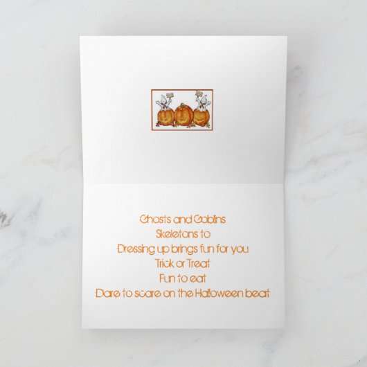 Gruß-Karten: Halloween Karte (Innenseite)