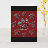 Gruß-Karten-Katzen Karte (Gelbe Blume)