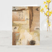 Gruß-Karten-Natur-Eintagsfliegen: Karte (Gelbe Blume)