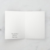 Gruß-Karten "romantische Rose" durch Karte (Innenseite)
