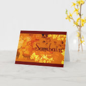 Gruß-Karten: Samhain Karte (Gelbe Blume)