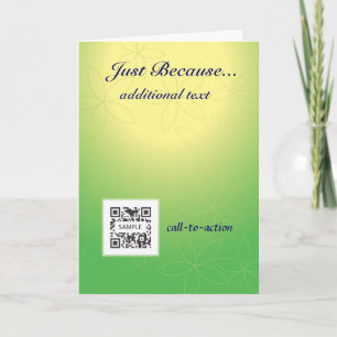 Gruß-Karten-Schablone gerade weil Karte