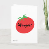 Gruß-Karten-Schablonen-lässiger speisender Karte (Rückseite)