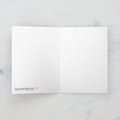 Gruß-Karten-Vertikale der Samurai-II Karte (Innenseite)