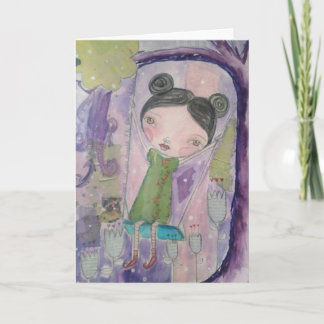 Gruß-Kartenwillkommen alle Ihre Gedanken Karte