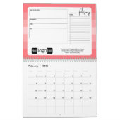 Gruß mit Logos - Geschäftsbüro Kalender (Feb 2026)