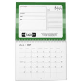 Gruß mit Logos - Geschäftsbüro Kalender (Mär 2027)