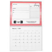 Gruß mit Logos - Geschäftsbüro Kalender (Feb 2027)