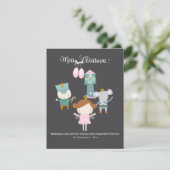 Gruß niedlicher Nutcracker Feiertagskarte (Stehend Vorderseite)