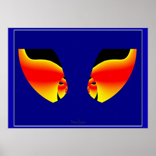 Gruß Rote Fische Poster (Vorne)