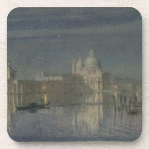 Gruß Santas Maria Della, Venedig, Mondschein, 186 Getränkeuntersetzer