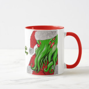 Gruß-Tasse Sankt Cthulhu Yuletide Tasse