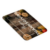 Gruß Thanksgiving mit Kürbissen Magnet (Rechte Seite)