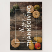 Gruß Thanksgiving mit Kürbissen Puzzle (Vertikal)