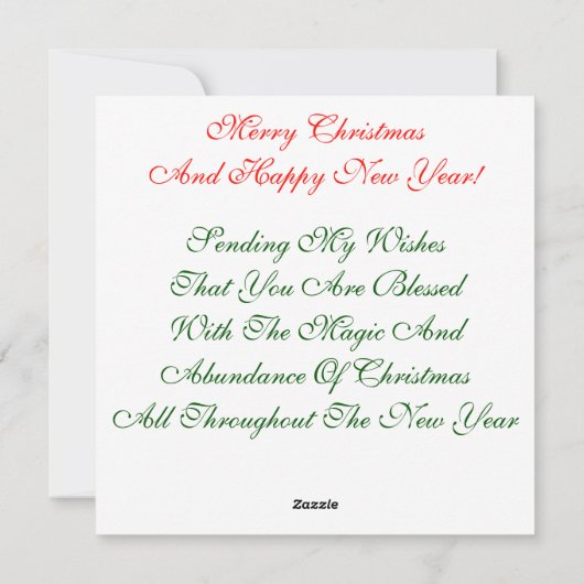 Gruß und Mitteilungskarten (Rückseite)