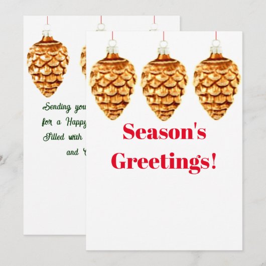 Gruß und Mitteilungskarten (Vorne/Hinten)