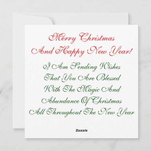 Gruß und Mitteilungskarten (Rückseite)