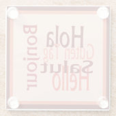 Gruß Untersetzer (Rückseite)