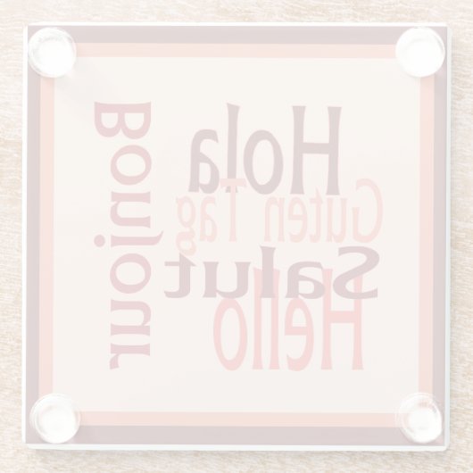 Gruß Untersetzer (Rückseite)