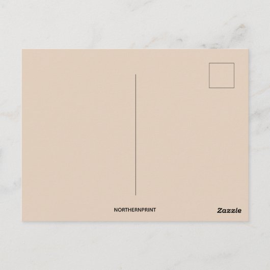 Gruß Vintager Osterblüten Postkarte (Rückseite)