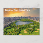 Gruß vom Central Park Postcard Postkarte (Vorderseite)