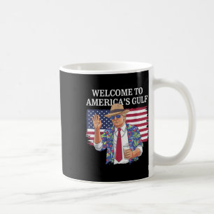 Gruß vom Golf Beach of America Patriotic Kaffeetasse