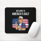Gruß vom Golf Beach of America Patriotic Mousepad (Mit Mouse)
