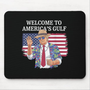Gruß vom Golf Beach of America Patriotic Mousepad