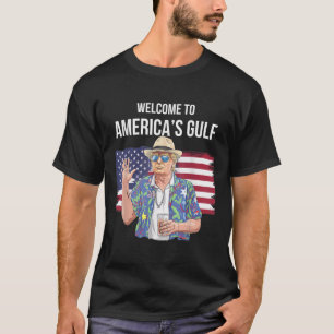 Gruß vom Golf Beach of America Patriotic T-Shirt