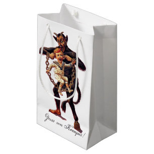 Gruss vom (Grüße von) Krampus Kleine Geschenktüte