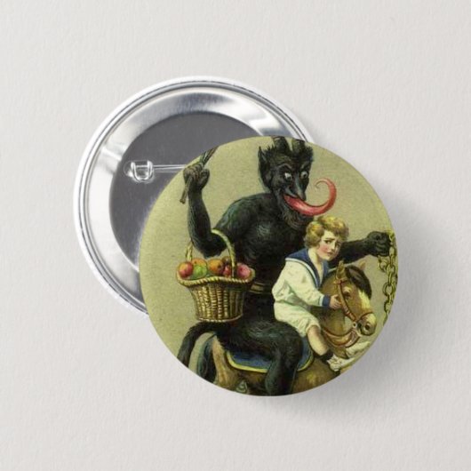 Gruss Vom Krampus Button (Vorne & Hinten)