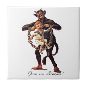 Gruss vom Krampus Fliese