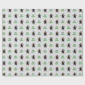 Gruss vom Krampus fröhliches Krampus Packpapier 2 (Flach)