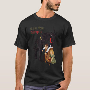 Gruss Vom Krampus Germanischer Weihnachtsdemon T S T-Shirt