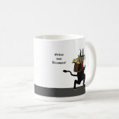 Gruss vom Krampus (Grüße von Krampus) Tasse (VorderseiteRechts)
