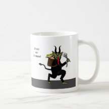 Gruss vom Krampus (Grüße von Krampus) Tasse