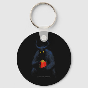 Gruss Vom Krampus Horns Weihnachten Vintag Schlüsselanhänger