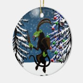 Gruss vom Krampus Keramik Ornament (Links)